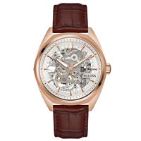 Orologio Bulova Uomo Surveyor Automatic Skelethon in Acciaio 97A175 - 97A175